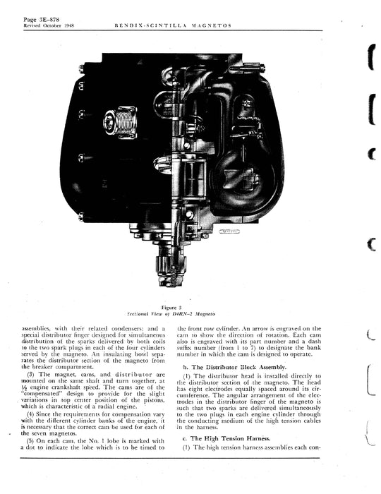 Bendix-Scintilla Ignition System Used on R-4360 Wasp Service Instructions Form L-153-2