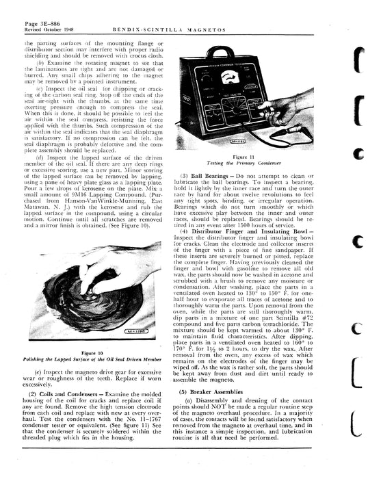 Bendix-Scintilla Ignition System Used on R-4360 Wasp Service Instructions Form L-153-2