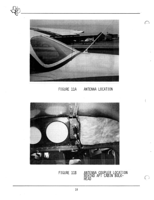 Texas Instruments TI 9100 Loran C Navigation System Installation Data for Cessna 172 Series