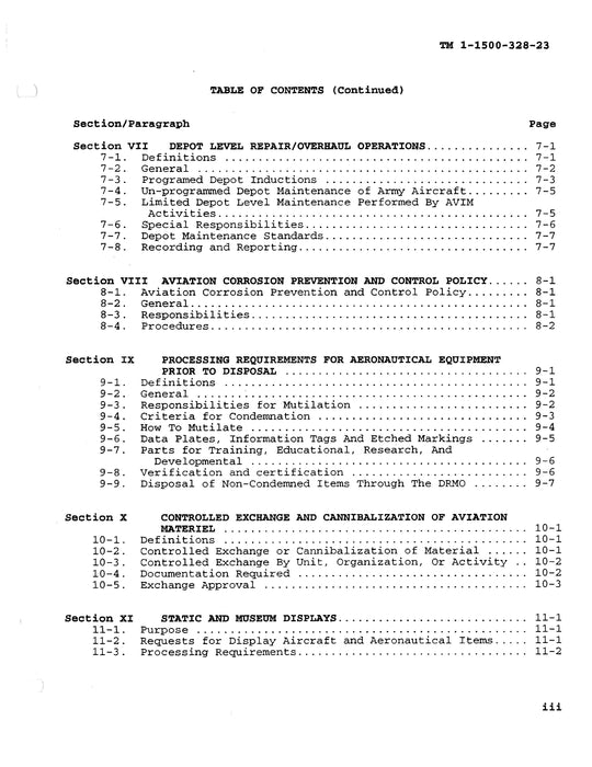 Aeronautical Equipment Maintenance Management Policies and Procedures TM 1-1500-328-23