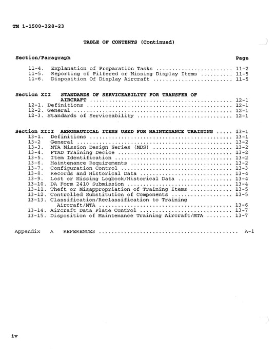 Aeronautical Equipment Maintenance Management Policies and Procedures TM 1-1500-328-23