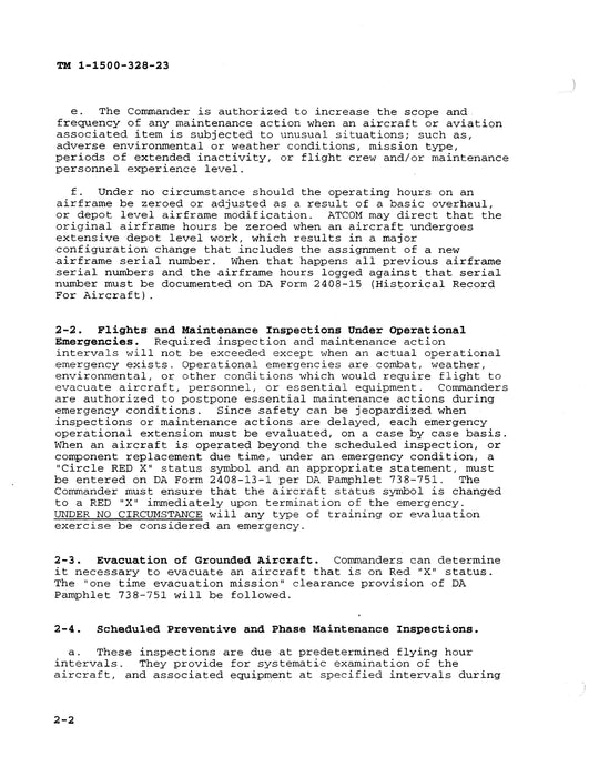 Aeronautical Equipment Maintenance Management Policies and Procedures TM 1-1500-328-23