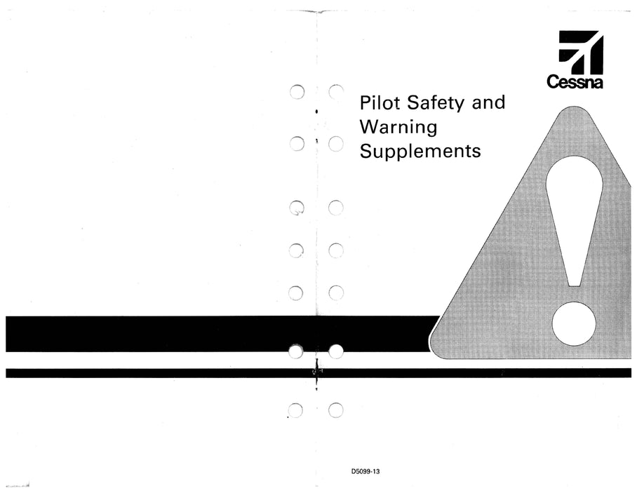 Cessna Pilot Safety and Warning Supplements D5099-13