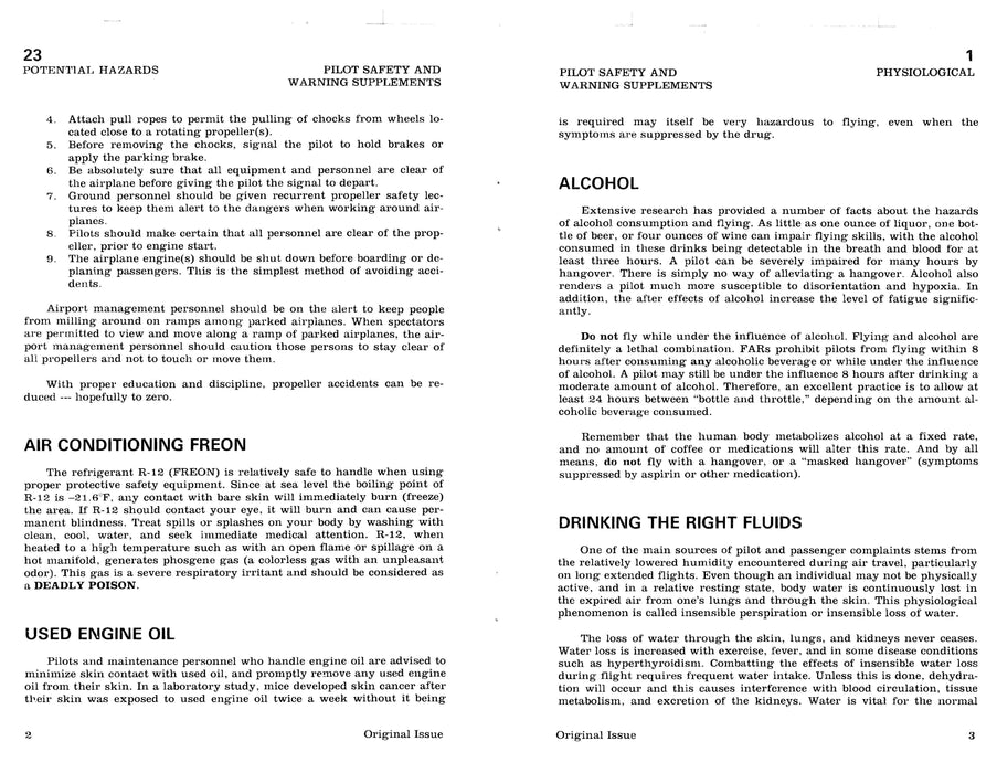 Cessna Pilot Safety and Warning Supplements D5099-13