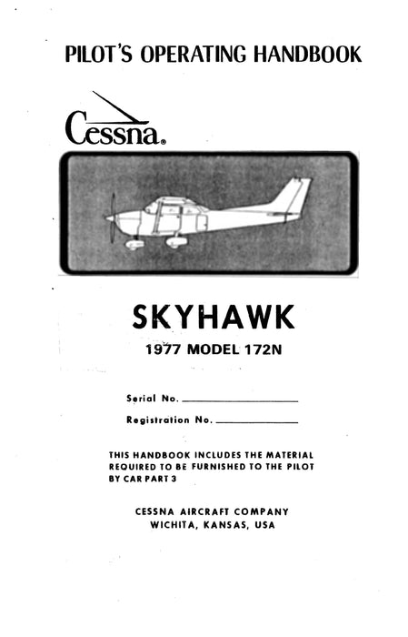 C172n Loading Example Cessna Model 172N Skyhawk 1977 Pilot's Operating Handbook — Essco Aircraft