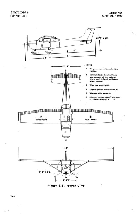 Cessna Model 172N Skyhawk 1977 Pilot's Operating Handbook