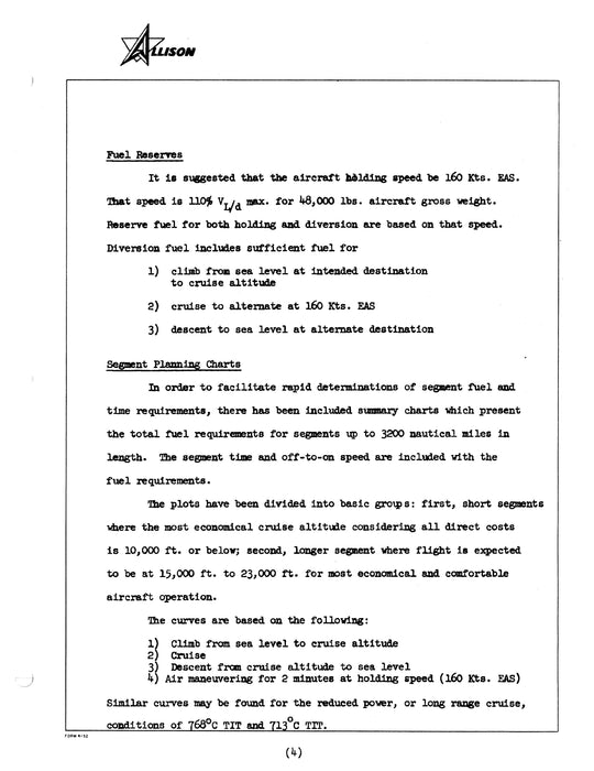 Allison Prop-Jet Convair Performance Report 1961 CAS #11