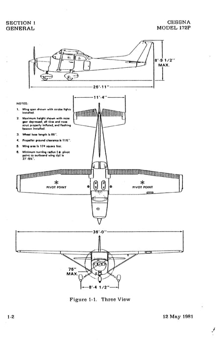 Cessna 172P Skyhawk 1982 Information Manual D1212-13