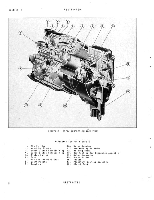 Jack & Heintz Jahco Electric Starters JH4NE, JH4NF, JH4NP Instructions with Parts SM-18