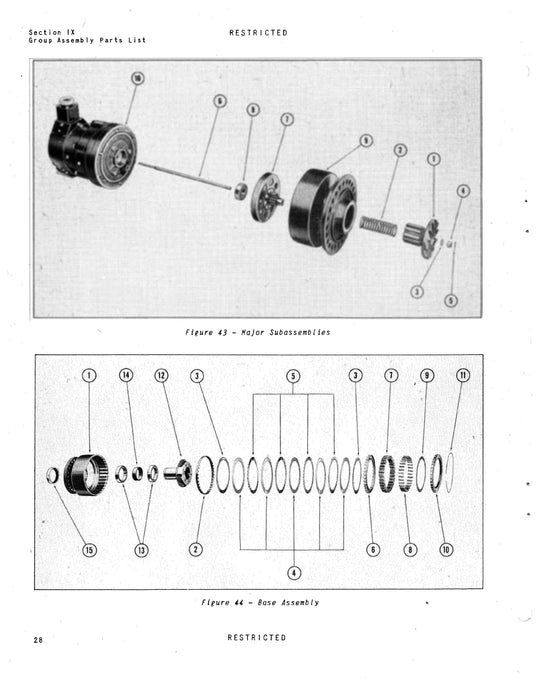 Jack & Heintz Jahco Electric Starters JH4NE, JH4NF, JH4NP Instructions with Parts SM-18