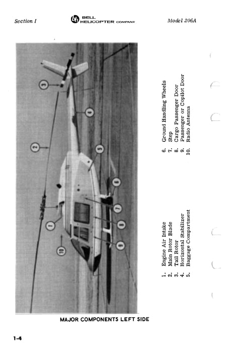Bell JetRanger Model 206A Owners Manual