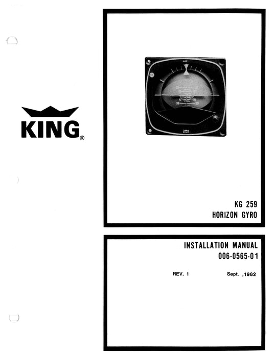 King KG 259 Horizon Gyro Maintenance, Overhaul, Installation 006-5565-00