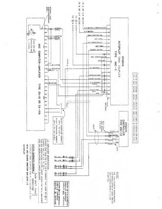 Flight Research Inc Dynavia Autopilot OMNI Coupler ANC-3 Installation Manual