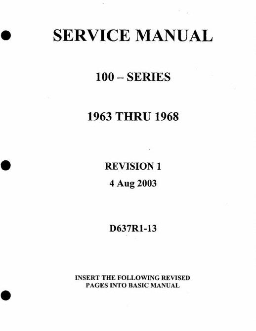 Cessna 100-Series (1963–1968) Service Manual – Revision 1 (D637-1-13)