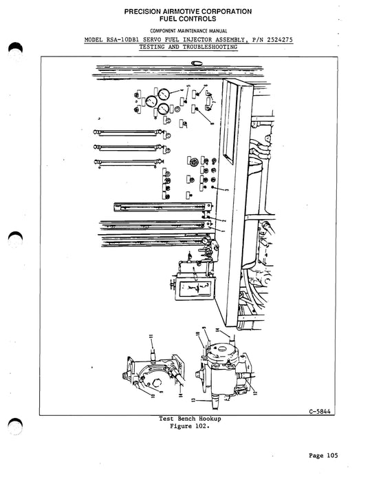 Bendix RSA-10DB1 Fuel Injector Maintenance Manual With Parts (15-471E)