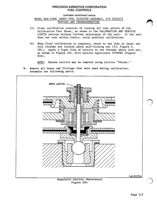 Bendix RSA-10DB1 Fuel Injector Maintenance Manual With Parts (15-471E)