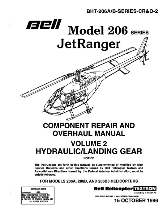 Bell Helicopter 206A,B,B3 1996 Component Repair and Overhaul Manual