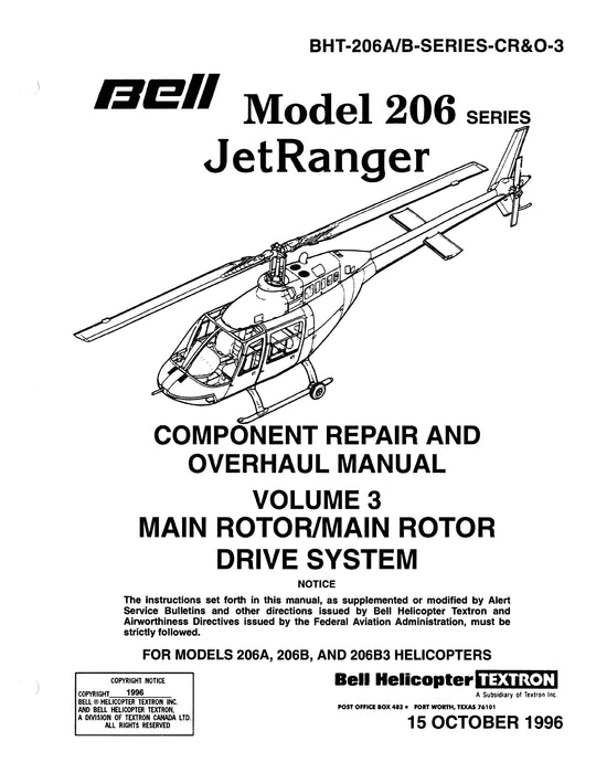 Bell Helicopter 206A,B,B3 1996 Component Repair and Overhaul Manual