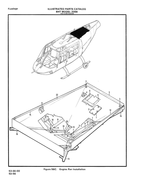 Bell Helicopter 206B 1981 Illustrated Parts Catalog