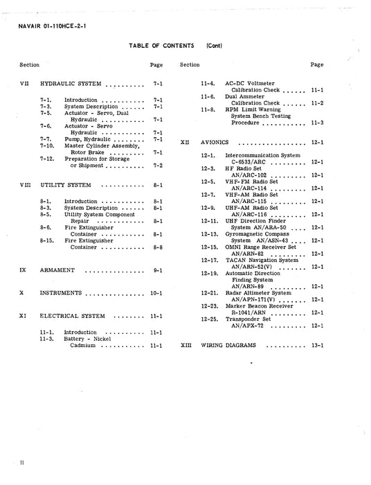 Bell Helicopter UH-1N 1972 Intermediate Maintenance Instructions 01-110HCE-2-1