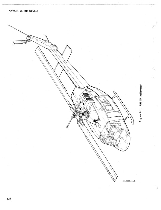 Bell Helicopter UH-1N 1972 Intermediate Maintenance Instructions 01-110HCE-2-1