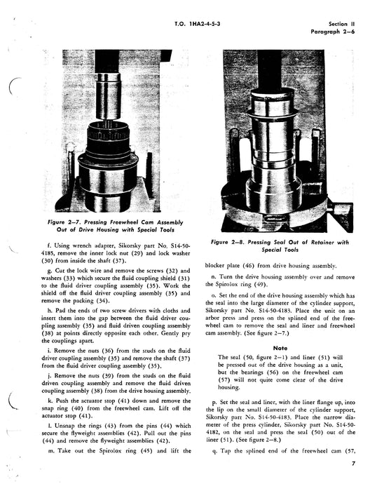 Sikorsky Helicopters Hydro-Mechanical Clutch Assembly Overhaul Manual (1HA2-4-5-3)