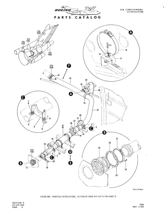 Boeing 727 Boeing Parts Catalog (BO727-P-C)