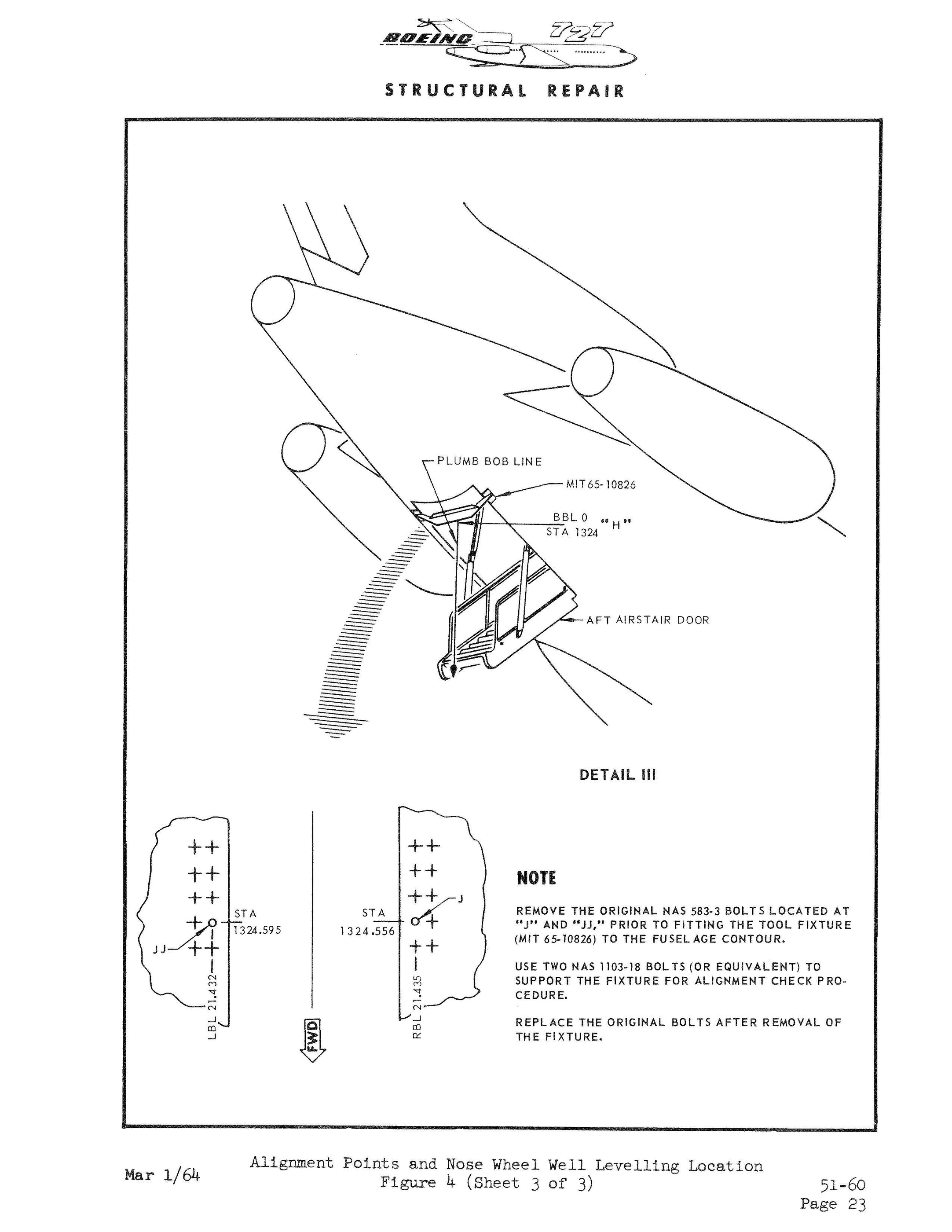 Boeing 727 Boeing Structural Repair (BO727-SR-C) — Essco Aircraft