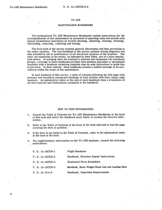 Cessna TL-19D Series 1956 Maintenance Instructions Flight Controls (1L-19(T)D-2-4)