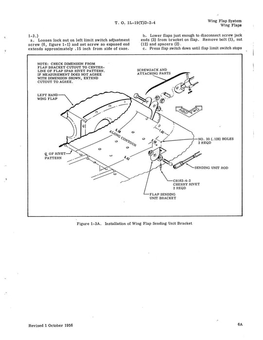 Cessna TL-19D Series 1956 Maintenance Instructions Flight Controls (1L-19(T)D-2-4)