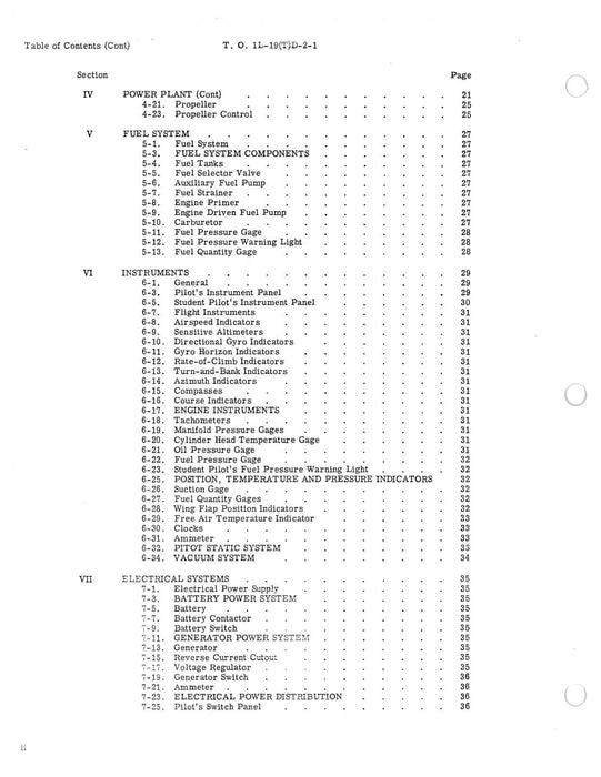 Cessna TL-19D Series 1956 Maintenance Instructions General Airplane (1L-19(T)D-2-1)