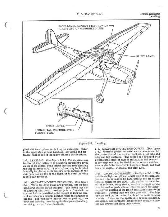 Cessna TL-19D Series 1956 Maintenance Instructions General Airplane (1L-19(T)D-2-1)