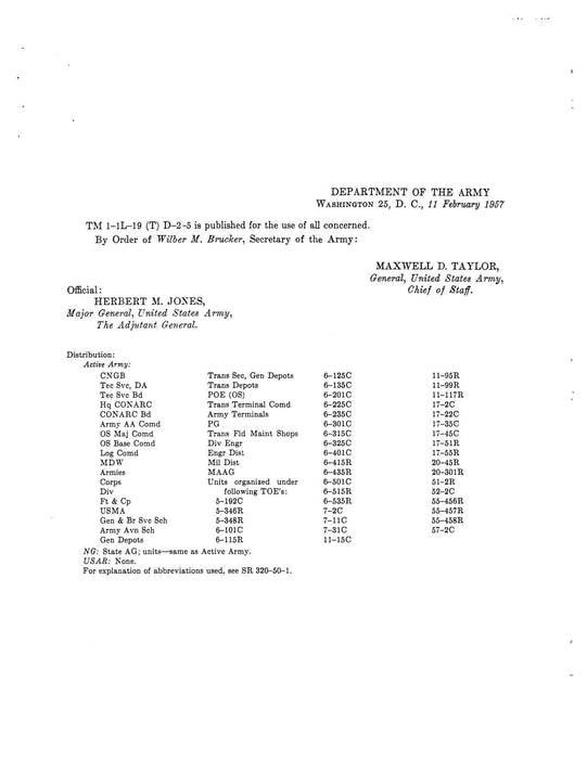 Cessna TL-19D Series 1957 Maintenance Manual Instruments(1L-19(T)D-2-5)