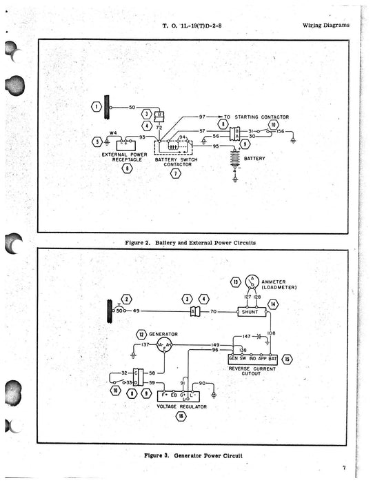 Cessna TL-19D Series 1957 Maintenance Instructions Wiring Diagrams (1L-19(T)D-2-8)