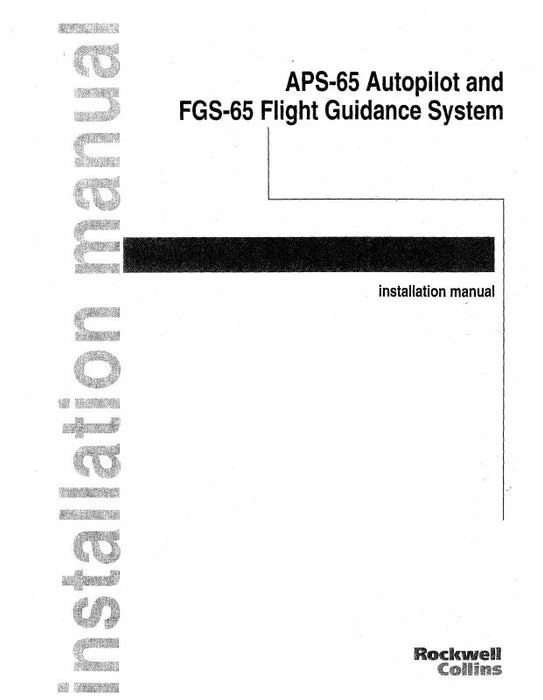 Collins AUD-251H Audio Panel Installation Manual (523-0766038-005)
