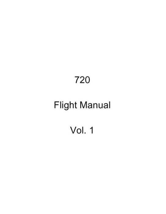 Boeing  720 Flight Manual