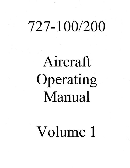 Pan Am 727-100-200 Flight & Operating (Pan Am)