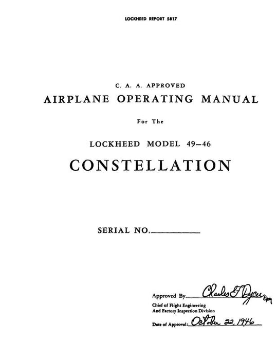 Lockheed  49-46 1946 Operating Manual