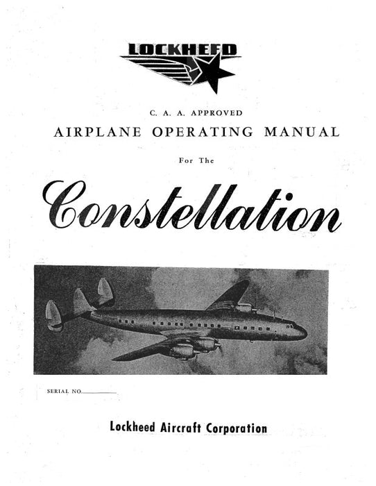 Lockheed  49-51 1945 Operating Manual