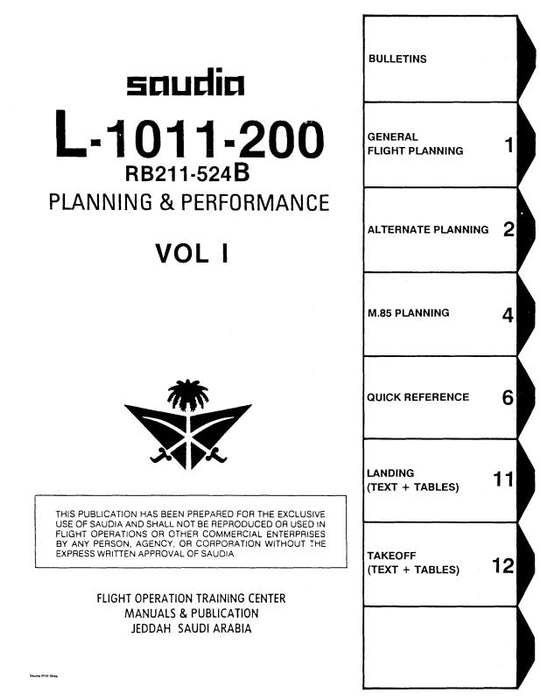 Lockheed  L-1011-200 Planning & Performance Manual