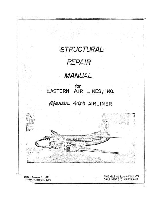 Martin  404 Series Structural Repair Manual
