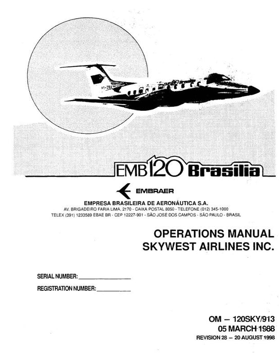 Embraer EMB 120 Embraer 1988 Operations Manual