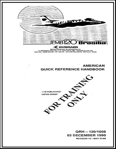 Embraer EMB 120 Quick Reference HB Quick Reference Handbook