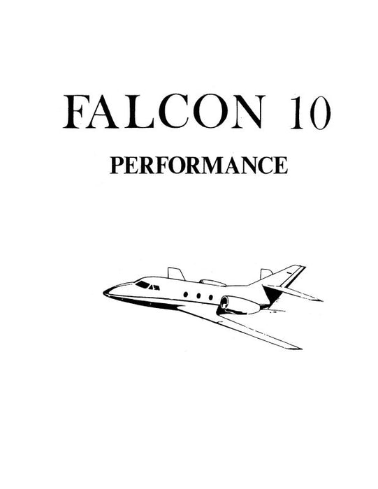 Falcon  10 1984 Flight Manual
