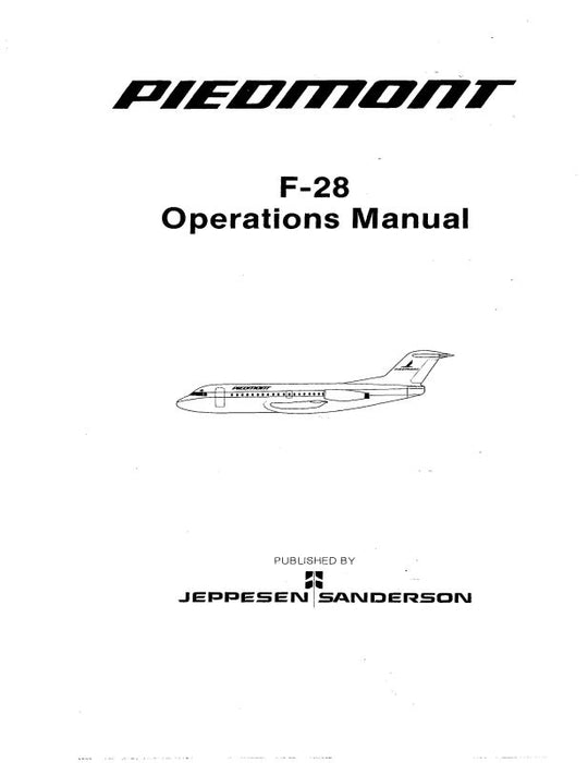 Piedmont Airlines F-28 Fokker Operations Manual (Piedmont Airlines)
