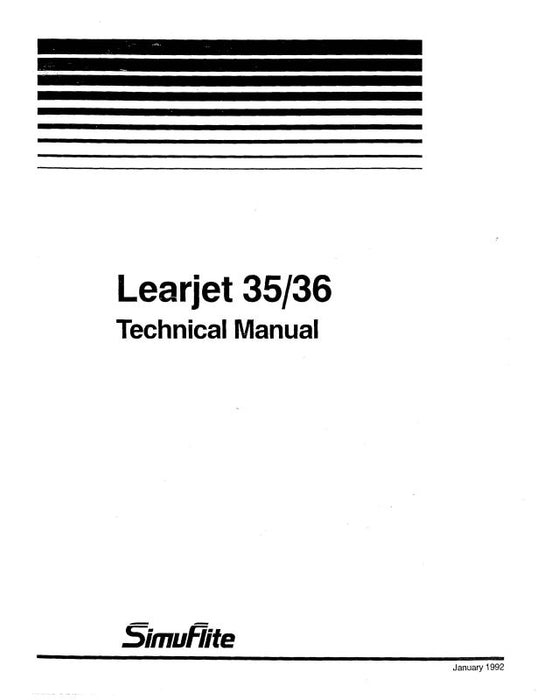 Learjet 35-36 Series 1992 Technical Manual