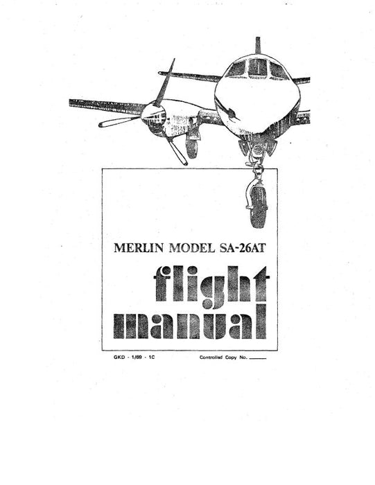 Merlin Aircraft SA26-AT1968 Flight Manual