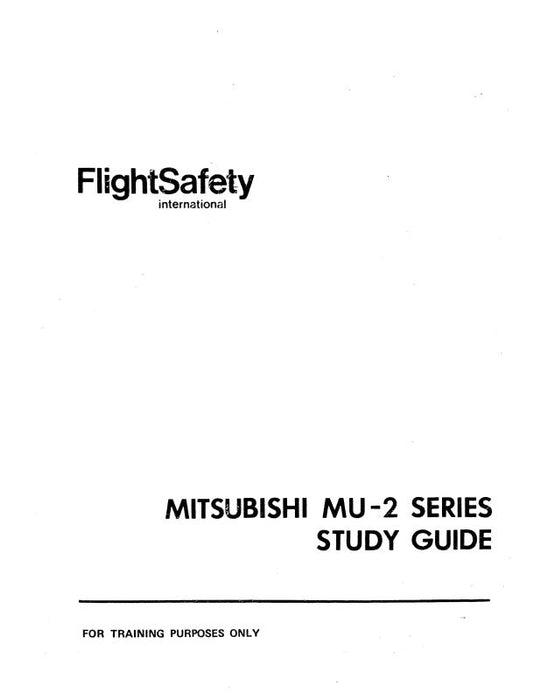 Mitsubishi Heavy Industries MU-2 Series Study Guide