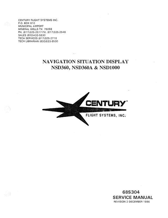 Edo-Aire NSD-360 Nav Situation Display Maintenance, Overhaul (68S304)