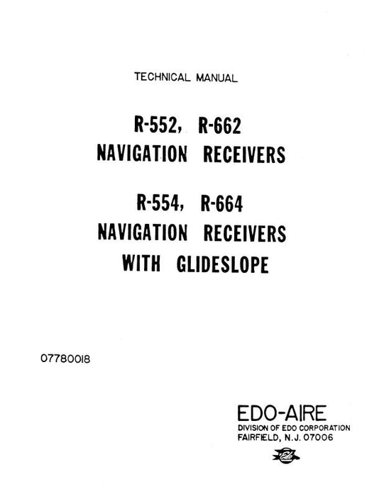 Edo-Aire R-552,662 & R-554, 664 Technical Manual (7780018)